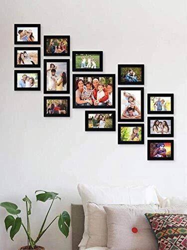 Stuthi Arts |Family Memories Wall Photo Frame Set – 15 Piece Collage|