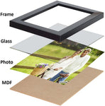 Set of 11 Black Wall Photo Frames | Stuthi Arts