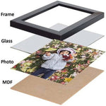 Stuthi Arts |Stylish Wall Photo Frame Set – 13 Piece Family Collage|