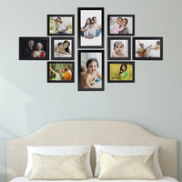 Set of 10 Black Wall Photo Frames | Stuthi Arts