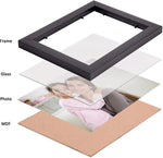 Set of 10 Black Wall Photo Frames | Stuthi Arts