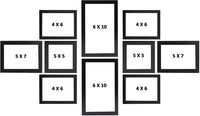 Set of 10 Black Wall Photo Frames | Stuthi Arts