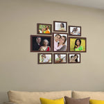 Stuthi Arts Brown Collage Frames – Set of 9