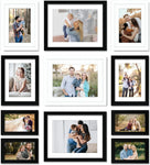 Stuthi Arts |Elegant Wall Photo Frame Set – 11 Piece Family Collage|