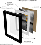 Set of 10 White Photo Frames for Wall Decoration | Stuthi Arts