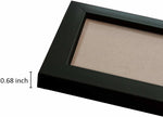 Set of 6 Black Wooden Wall Photo Frames | Stuthi Arts