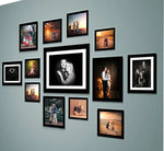 Stuthi Arts |Stylish Wall Photo Frame Set – 13 Piece Family Collage|