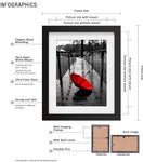 Set of 12 Black Wall Photo Frames | Stuthi Arts