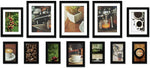 Set of 12 Black Wall Photo Frames | Stuthi Arts