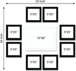 Set of 9 Photo Frames for Wall Decoration | Stuthi Arts