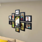 Set of 11 Black Wall Photo Frames | Stuthi Arts