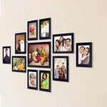 Set of 11 Black Wall Photo Frames | Stuthi Arts