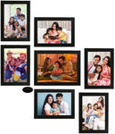Set of 7 Black Wall Photo Frames | Stuthi Arts